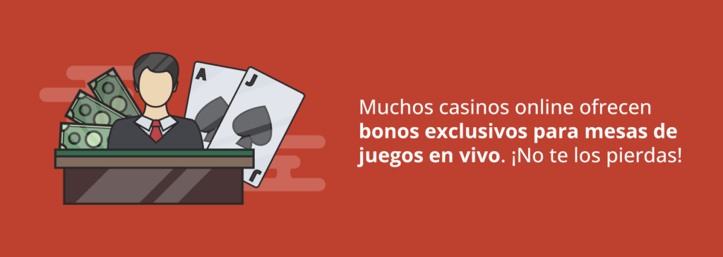 bonos para juegos en vivo