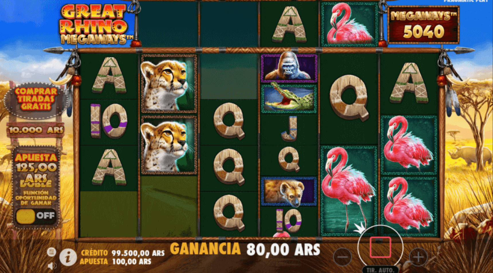 tragamonedas great rhino megaways