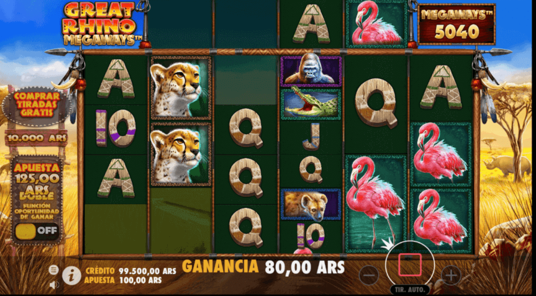 tragamonedas great rhino megaways