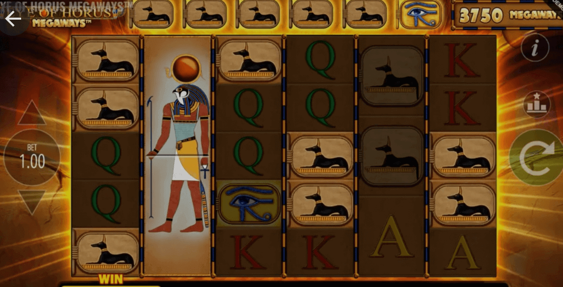 eye of horus megaways tragamonedas
