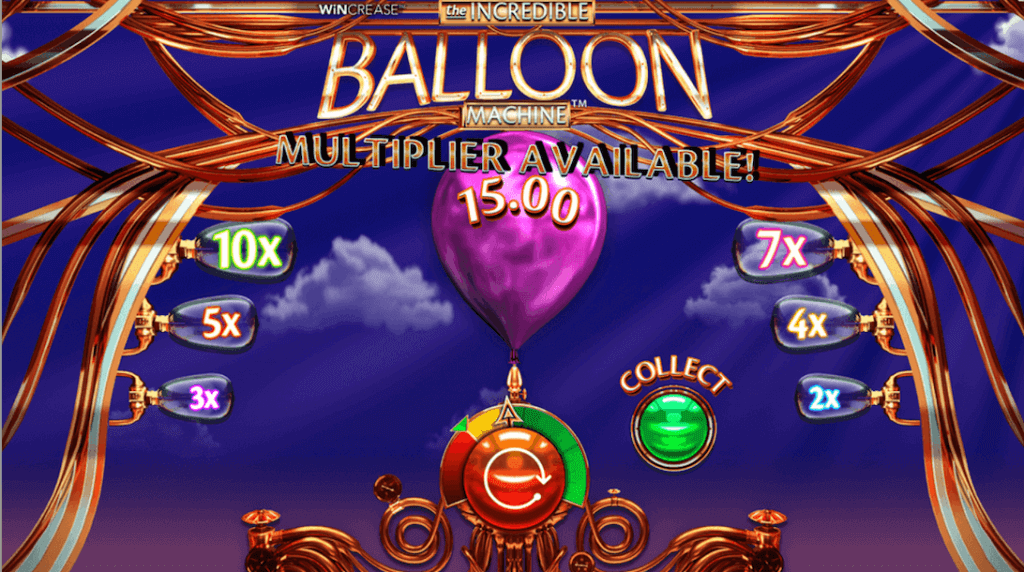 The incredible ballon machine autoplay