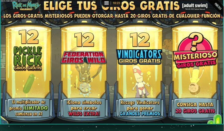 Giros Gratis Tragamonedas Rick & Morty Megaways