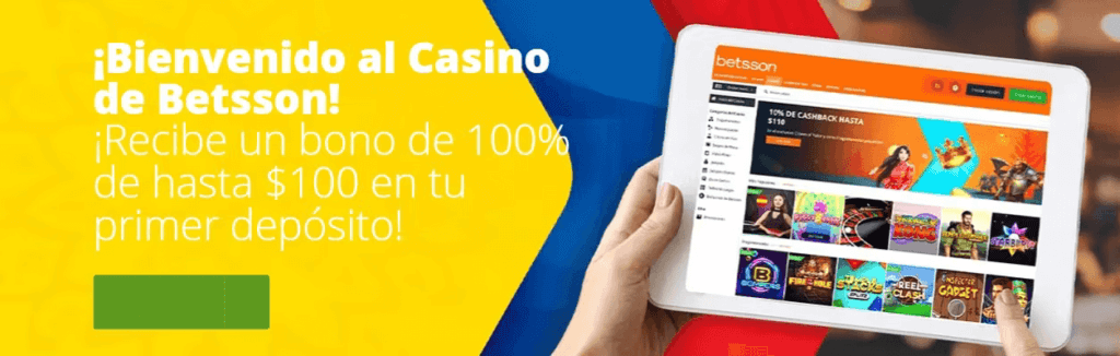 bono de bienvenida de betsson casino