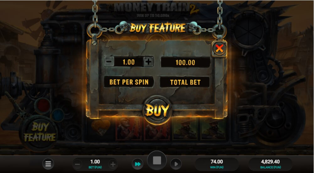 Tragamonedas money train 2 compra bono en juego