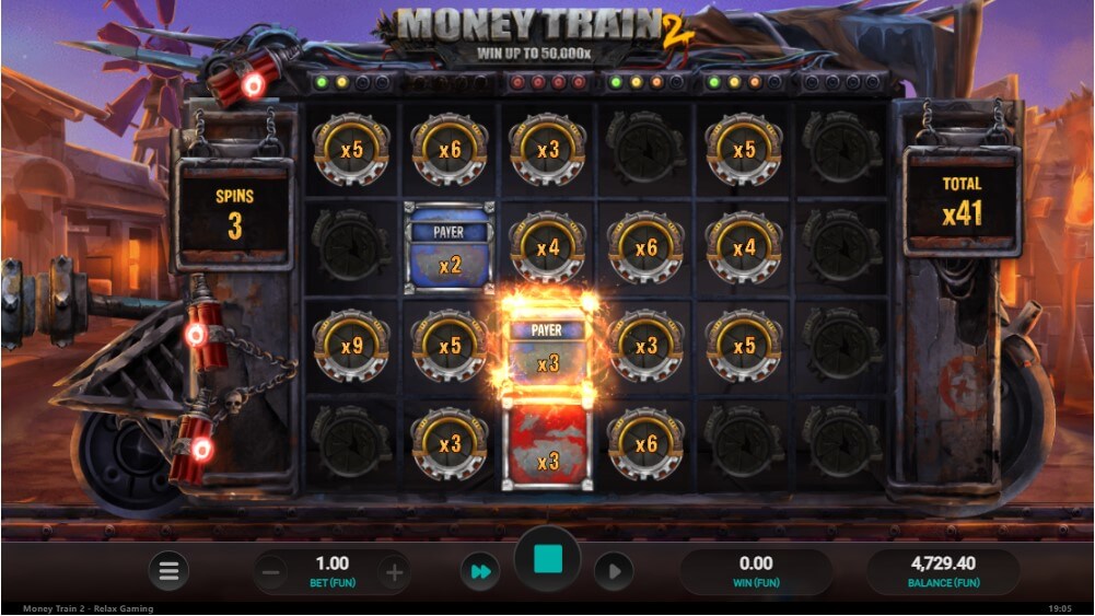 Tragamonedas money train 2 ejemplo de juego