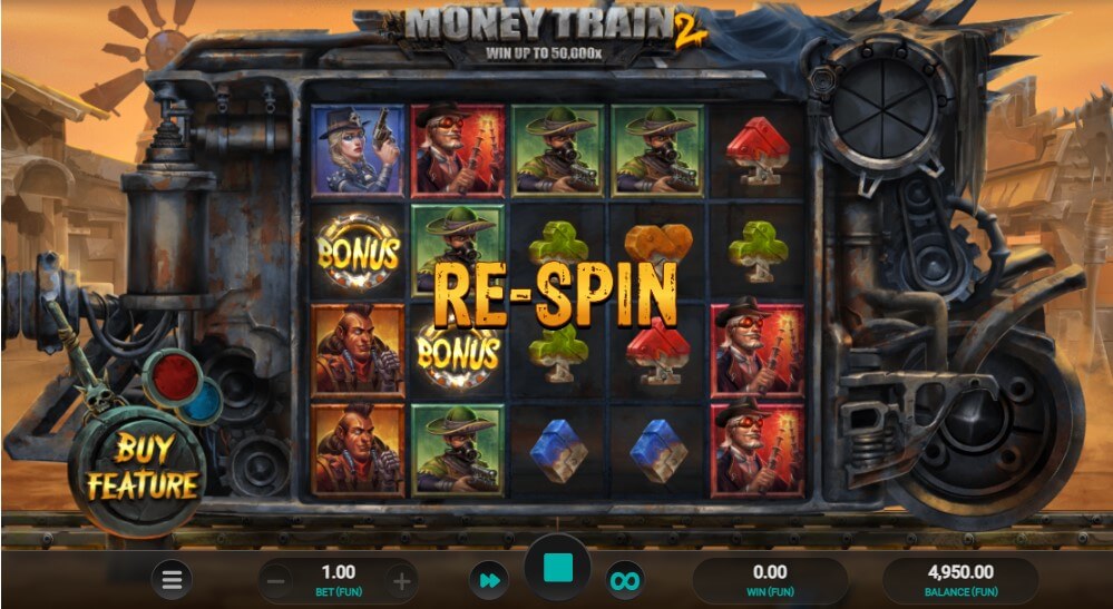 Tragamonedas money train 2 re spin giros gratis