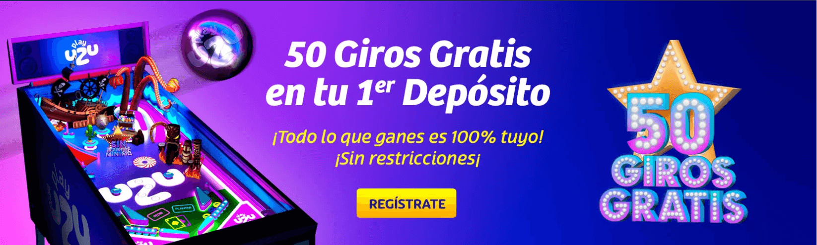 Bono giros gratis PlayUzu pascua Ecuador