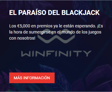 Bono Blackjack Winfinity Megapari Ecuador