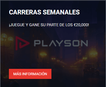 Carreras semanales Playson Megapari Ecuador