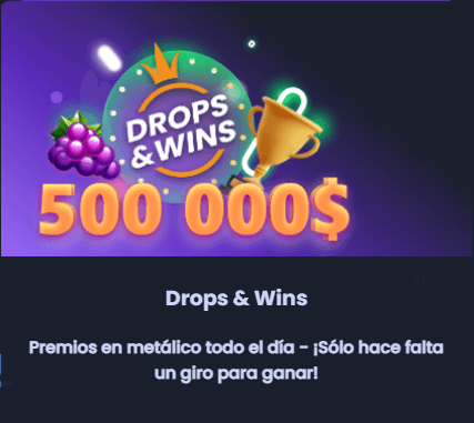 Drops and Wins torneo Jackbit Casino Ecuador
