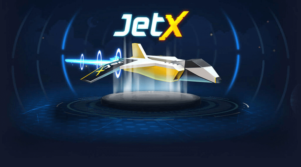 JetX crash game logo