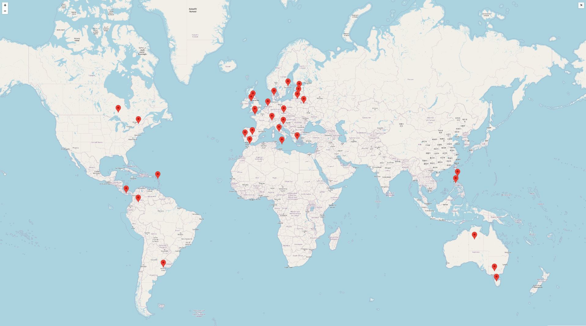 Mapa de la jurisdicción iTech Labs