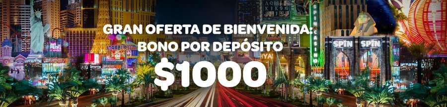 Bono de bienvenida Spin Casino Ecuador