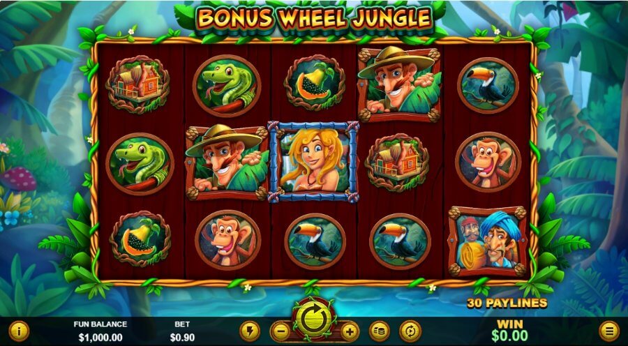 Bonus Wheel Jungle Tragamonedas