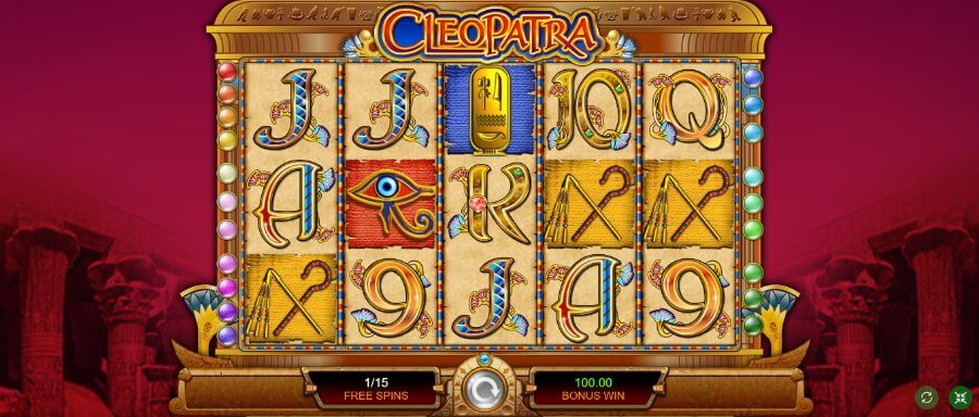 Cleopatra tragamonedas bonus