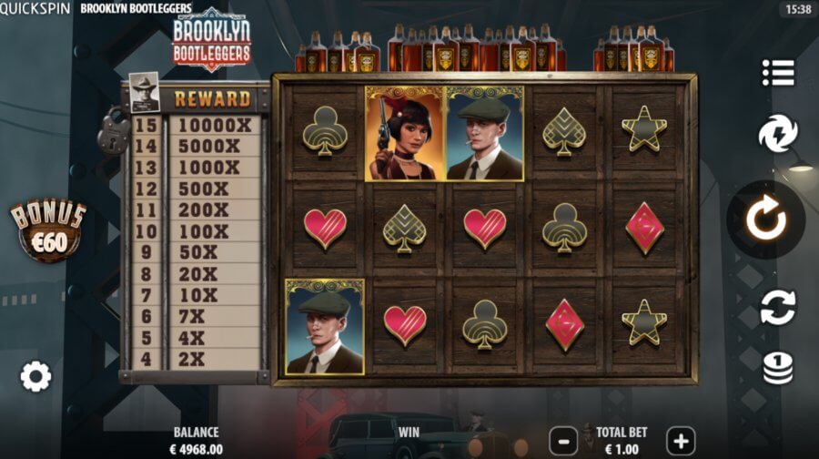 Brooklyn Bootleggers slot Ecuador - pagos