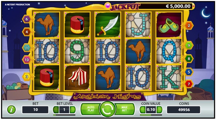 Jugar Arabian Nights slot Ecuador- jackpot