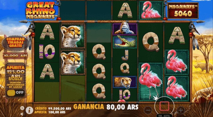 tragamonedas great rhino megaways
