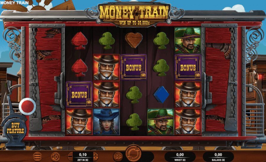 Tragamonedas con alta volatilidad - Money Train