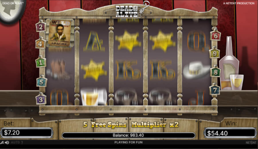 Dead or Alive slot - giros gratis