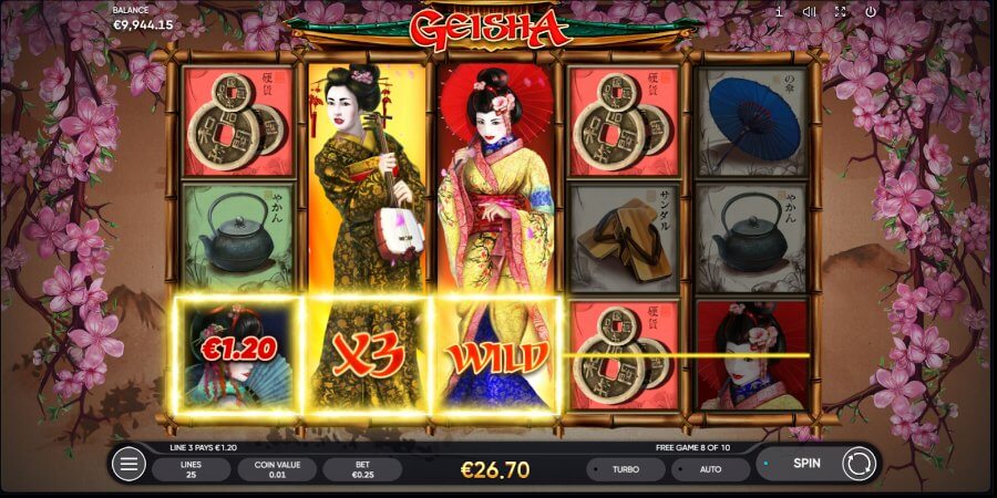 Jugar tragamonedas Geisha - Ecuador