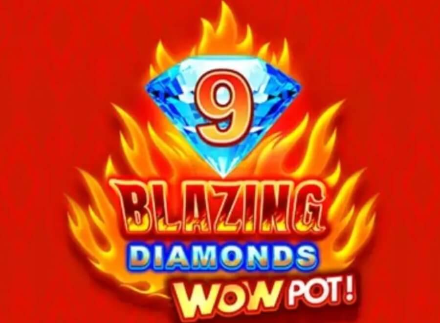 Portada de la tragamonedas Blazing Diamonds Wowpot