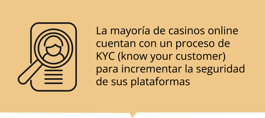 Proceso de KWC en casinos online 