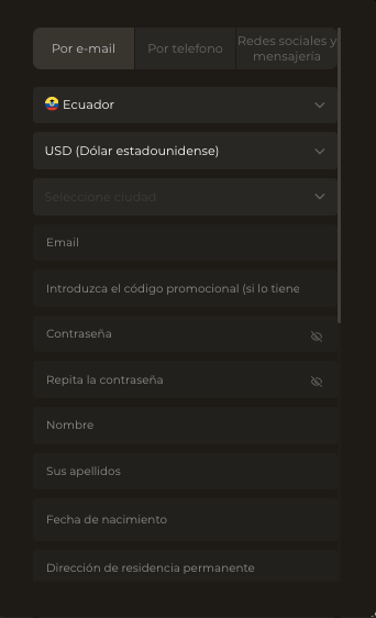 registro A360 por email
